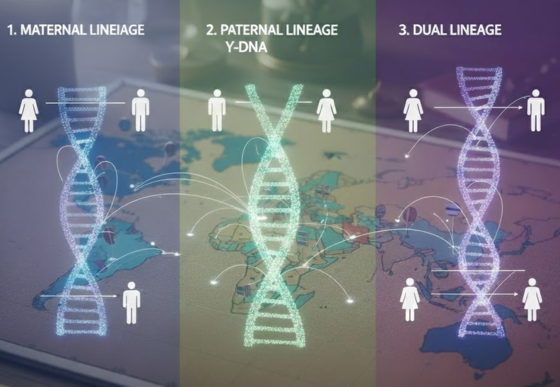 Different types of DNA tests for Ancestry